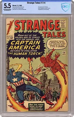 Buy Strange Tales #114 CBCS 5.5 1963 23-30404CB-012 • 211.11£