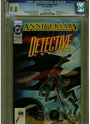 Buy Detective Comics Batman #627 Cgc 9.8 Mint White Pages 1991 Detective #27 Swipe • 70.66£