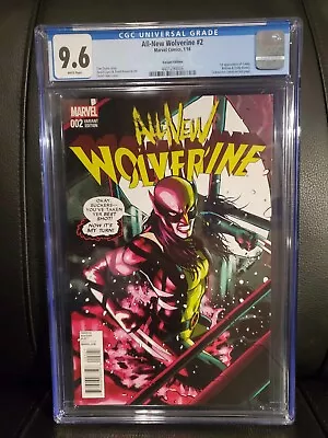 Buy All-New Wolverine #2 CGC 9.6 Marvel Comics Variant Cover 1st Gabby Honey Badger • 319.01£