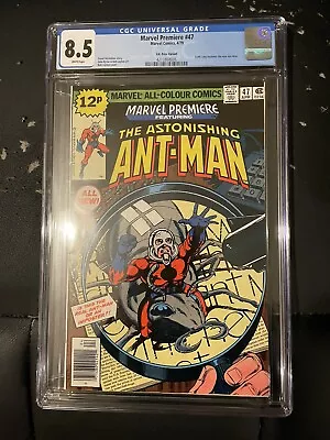 Buy Marvel Premiere #47 CGC Graded 8.5 White Pages (Scott Lang Becomes Ant-Man) • 125£
