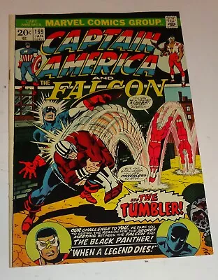 Buy Captain America & Falcon #169 The Tumbler Black Panther Glossy 8.0-9.0 1974 • 25.74£