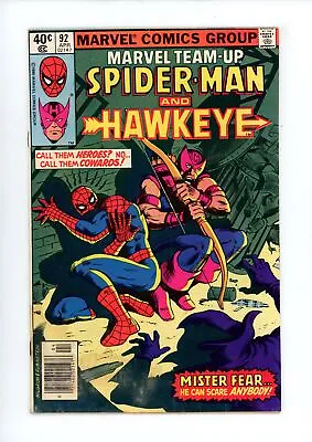 Buy Marvel Team-up #92  (1980) Marvel Comics 1st Appearance Of 4th Mr. Fear • 4.19£