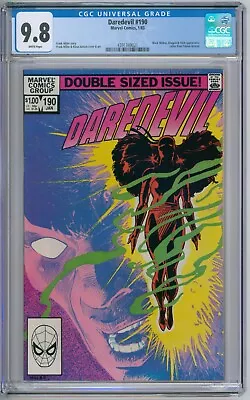 Buy Daredevil 190 CGC Graded 190 NM/MT Frank Miller Marvel Comics 1983 • 72.94£