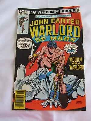 Buy Marvel Comics - John Carter Warlord Of Mars No 3 • 8£