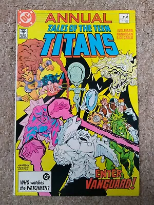 Buy THE NEW TEEN TITANS ANNUAL # 4 (1986) DC COMICS (VFN Condition) • 2.55£