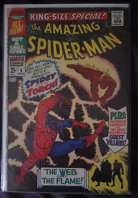 Buy Amazing Spider-Man Annual #4 (Marvel, 1967) 3rd App. Mysterio (VG-, Single Flaw) • 23.98£