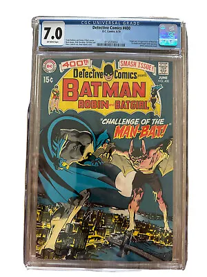 Buy Detective Comics #400 CGC 7.0 1970 DC Comics | 1st Appearance Man-Bat • 554.30£