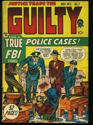 Buy Justice Traps The Guilty #7   - Prize  -VG- - Comic Book • 67.81£