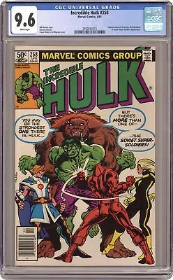 Buy Incredible Hulk #258 CGC 9.6 1981 3992692015 • 131.87£