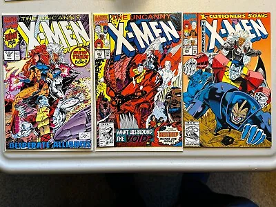 Buy The Uncanny X-men 3 Comics Book Lot 281 284 295 Volume 1 Marvel Copper Age 1991 • 23.65£