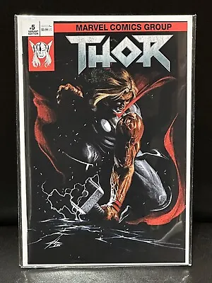 Buy 🔥THOR #5 Variant - GABRIELE DELL’OTTO Cover Numbered COA #400/700 - 2018 NM🔥 • 7.50£