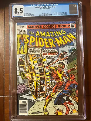 Buy Amazing Spider-man #183 8/78 Cgc 8.5 White Pages • 44.13£