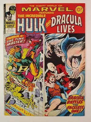 Buy Mighty World Of Marvel Inc Hulk. Dracula Lives #250 ⚰1977 Horror Vfnm Like New!  • 12.50£