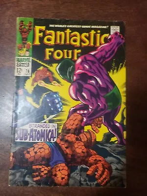 Buy Fantastic Four #76 (1968) - Silver Surfer, Lee/Kirby - Average/Lower Grade • 13.44£