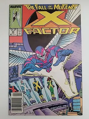 Buy X-Factor #24 1st App Cover Archangel 1987 Fall Of Mutants Newsstand VF+ Marvel  • 31.54£