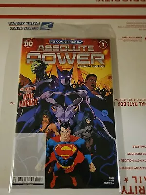 Buy Absolute Power Special Edition 1 Promo Fcbd Bag & Boarded Dc 2024 Nm- Or Better  • 1.59£