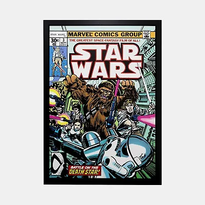Buy Stan Lee Signed: Star Wars Vol 1 #3 Box Canvas, 1/1 Framed • 8,000£