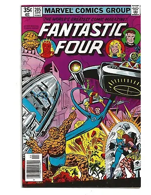 Buy Fantastic Four #205 (1979) 1st App. Nova Corps High Grade VF/NM 9.0 • 23.22£