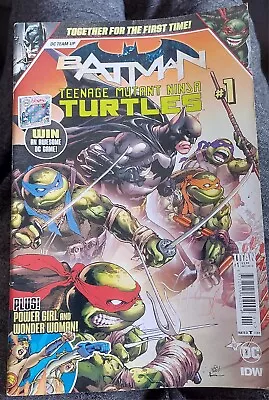 Buy Batman Teenage Mutant Ninja Turtles #1 Nm 9.4 Better Titan Dc Idw May June 2018 • 2.99£