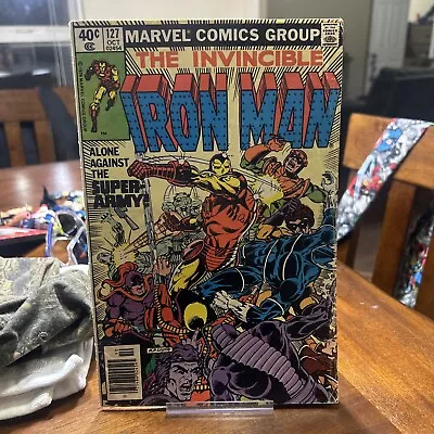 Buy Marvel Comics The Invincible Iron Man #127 1979 Bronze Age Newsstand • 9.46£