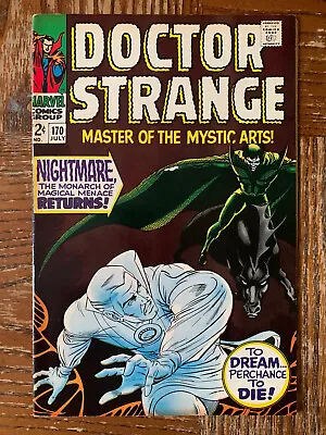 Buy Doctor Strange 170 1968 1st Nightmare Cover Appearance Nice Copy • 51.27£
