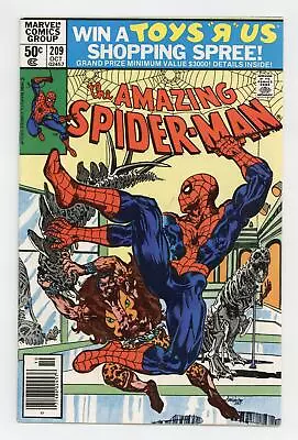 Buy Amazing Spider-Man #209N VG/FN 5.0 1980 • 22.24£