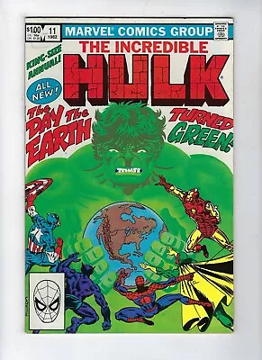 Buy INCREDIBLE HULK ANNUAL # 11 (Avengers/Spider-Man Apps, 1982) VF • 9.95£