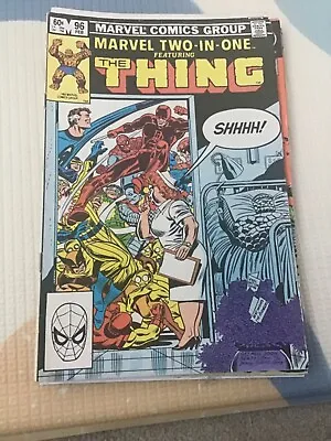 Buy Marvel Two In One # 96(the Thing & Daredevil ) F+ • 4.95£
