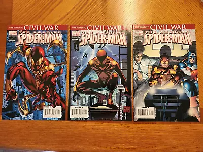 Buy Amazing Spider-Man #529-531 (2006, Marvel) VF/NM Road To Civil War Complete Set • 23.62£