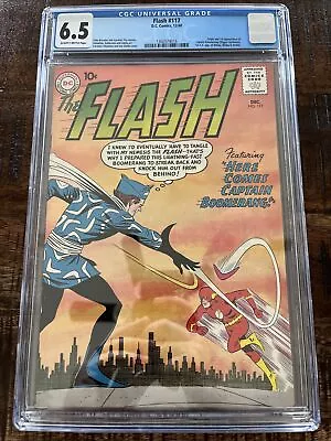 Buy THE FLASH #117 (1960) CGC - 6.5 - 1st Captain Boomerang! Silver Age DC Comic • 237.17£