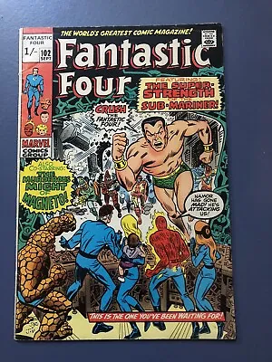 Buy Fantastic Four #102 1970 - Pence Copy • 25£