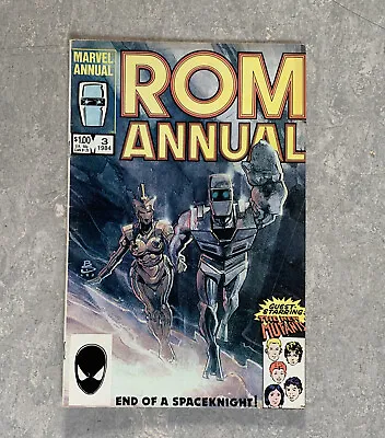 Buy ROM ANNUAL 3 1984 Featuring New Mutants By Marvel GVC • 5£
