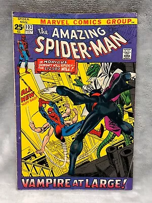 Buy Amazing Spider-Man #102 2nd Appearance Of Morbius! Marvel 1971 • 79.43£