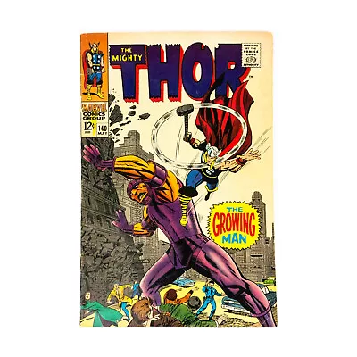 Buy Marvel Comics Thor Thor 1st Series #140 Fair+ • 15.81£