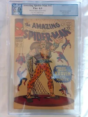 Buy Rare, Vintage Amazing Spider-Man # 47  Comic Graded 6 • 158.12£