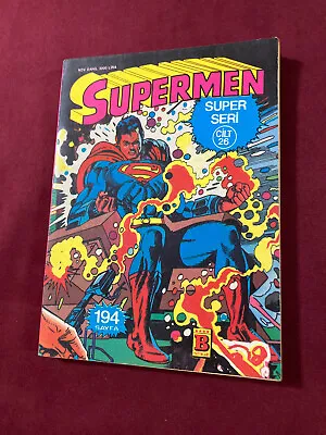 Buy SUPERMAN #53 #54 Turkish Comic Book RARE 1980s DC Comics Turkish Variant Cover • 27.67£