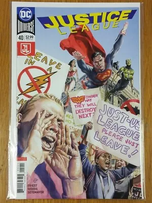 Buy Justice League #40 Variant Dc Universe May 2018 Nm+ (9.6 Or Better) • 5.99£