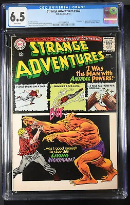 Buy Strange Adventures 180 CGC 6.5 WHITE - Origin & 1st Appearance Animal Man • 317.86£