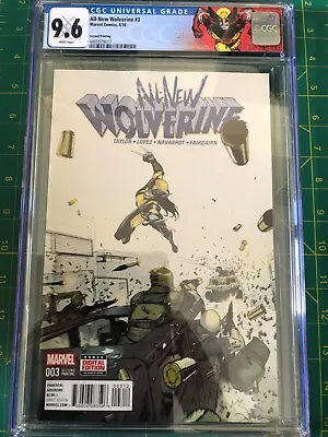 Buy All New Wolverine (2016) #3 CGC 9.6 Custom Label • 47.80£