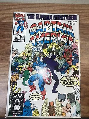 Buy Captain America #390 - Marvel Comics - Late August 1991 - Comic Book • 6.35£