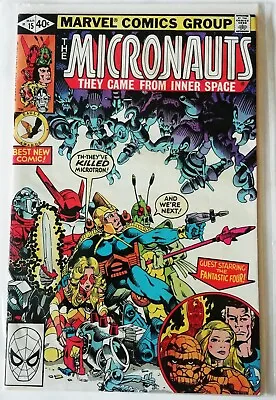 Buy The Micronauts #15 1979 Marvel Comics -  NEAR MINT 🌟Fantastic Four Appearance  • 8.99£