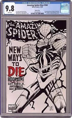 Buy Amazing Spider-Man #568D Romita Jr. Sketch Variant CGC 9.8 2008 4391295023 • 83.95£