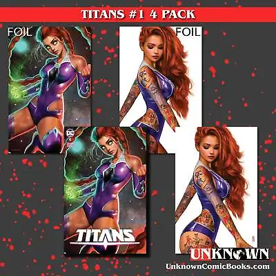 Buy [4 Pack] Titans #1 Nathan Szerdy (616) Exclusive Var (05/31/2023) • 82.84£