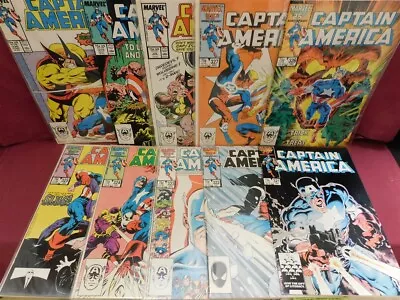 Buy Captain America 321 322 323 324 325 326 327 328 329 330 Marvel Comic Run 1986 Vf • 48.04£