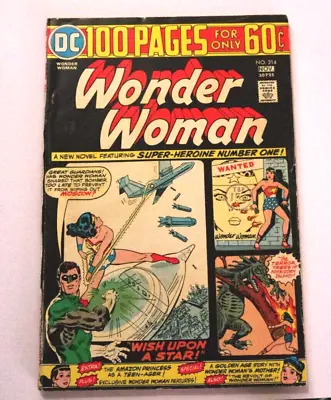 Buy Dc Comics Wonder Woman 100 Page Comic No.214 November 1974 • 24.99£
