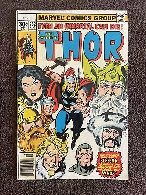 Buy The Mighty THOR #262 (Marvel, 1977) Walt Simonson ~ Newsstand • 5.58£