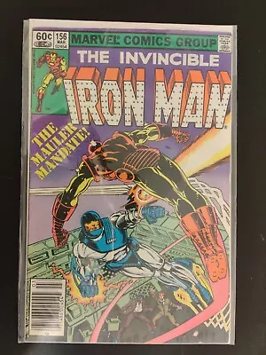Buy Iron Man #156 - Newsstand Copy - VF/NM - 1st App. Of Mauler - Marvel Comics 1982 • 4.77£