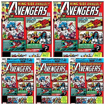 Buy 5 Pack Avengers Annual #10 FACSIMILE Edition PRESALE 5/29 Marvel Comics 2024 • 15.80£