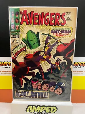 Buy Avengers #46 (Marvel 1967) 1st Appearance Whirlwind Ant-Man Return Mid Grade Key • 23.83£