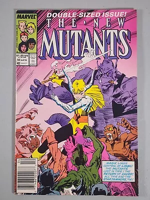 Buy NEW MUTANTS #50 Marvel Comics 1987 VF Newsstand Double-Sized Issue • 2.38£